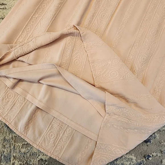 Knox Rose Pink embroidered sleeveless dress. Size XL. Rayon. - Picture 7 of 16